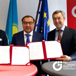 Neue Zusammenarbeit : Der Mittelstand.BVMW mit der kasachischen Unternehmerkammer Национальная палата предпринимателей РК “Атамекен”